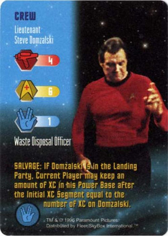 Star Trek TCG | Lieutenant Steve Domzalski [Crew] - Starfleet Manuevers | The Nerd Merchant