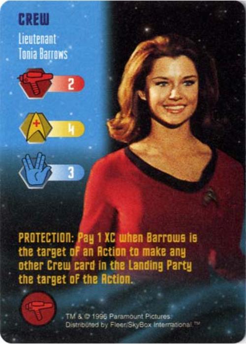 Star Trek TCG | Lieutenant Tonia Barrows [Crew] - Starfleet Manuevers | The Nerd Merchant