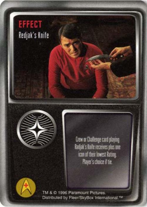 Star Trek TCG | Redjak's Knife [Effect] - Starfleet Manuevers | The Nerd Merchant
