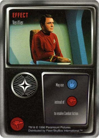 Star Trek TCG | Verifier [Effect] - Starfleet Manuevers | The Nerd Merchant