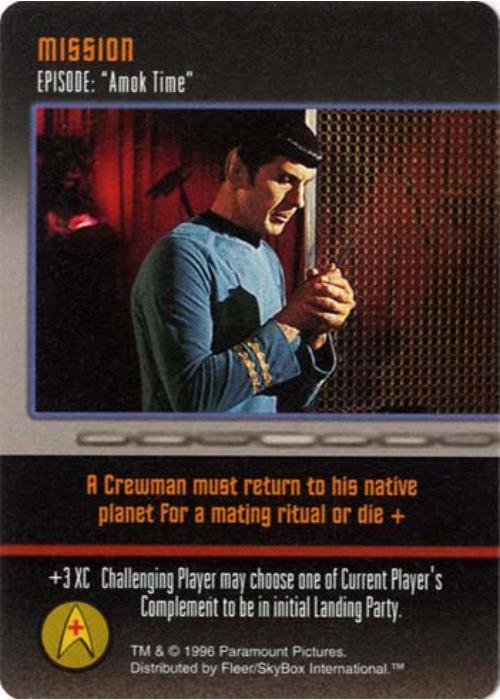 Star Trek TCG | Amok Time [Mission] - Starfleet Manuevers | The Nerd Merchant