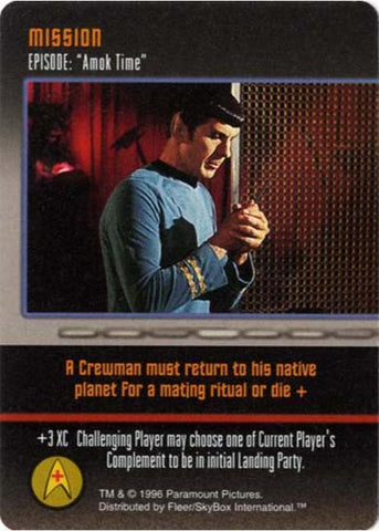 Star Trek TCG | Amok Time [Mission] - Starfleet Manuevers | The Nerd Merchant