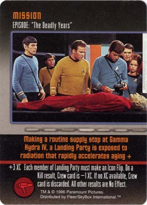 Star Trek TCG | The Deadly Years [Mission] - Starfleet Manuevers | The Nerd Merchant
