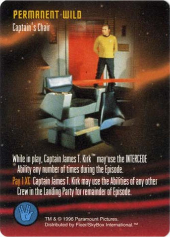 Star Trek TCG | Captain's Chair [Permnent  Wild] - Starfleet Manuevers | The Nerd Merchant