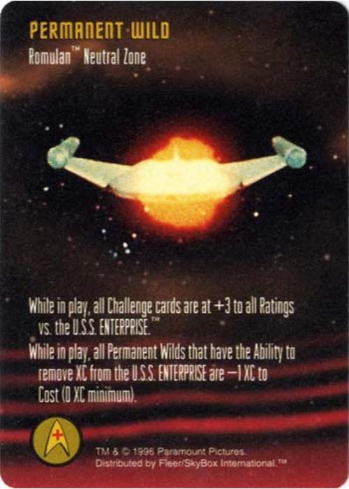 Star Trek TCG | Romulan Neutral Zone [Permanent Wild] - Starfleet Manuevers | The Nerd Merchant
