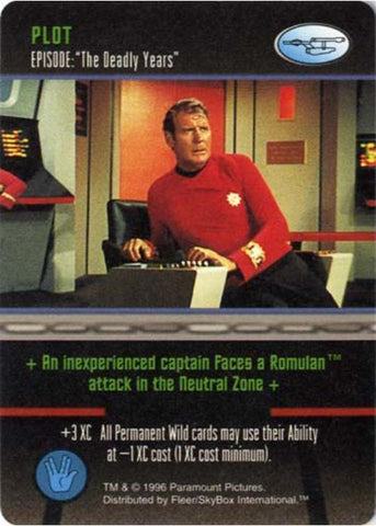 Star Trek TCG | The Deadly Years [Plot] - Starfleet Manuevers | The Nerd Merchant