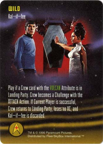 Star Trek TCG | Kal-If-Fee [Wild] - Starfleet Manuevers | The Nerd Merchant