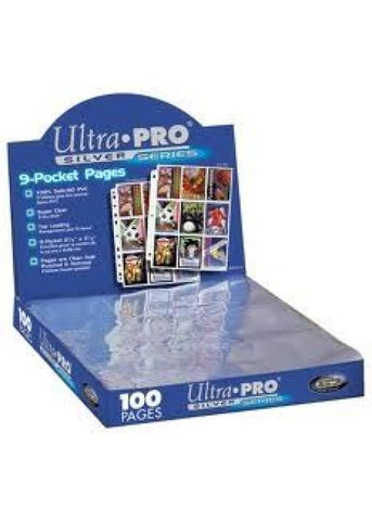 Ultra Pro | 9-Pocket Pages - Silver Series (100 ct) | The Nerd Merchant