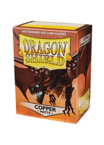 Dragon Shield | 100ct Box Deck Protector Matte Copper | The Nerd Merchant