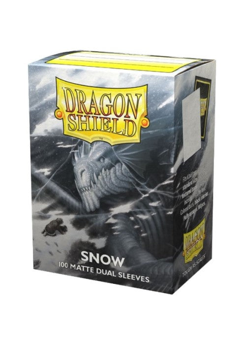 Dragon Shield | 100-Count Box Dual Matte Snow | The Nerd Merchant