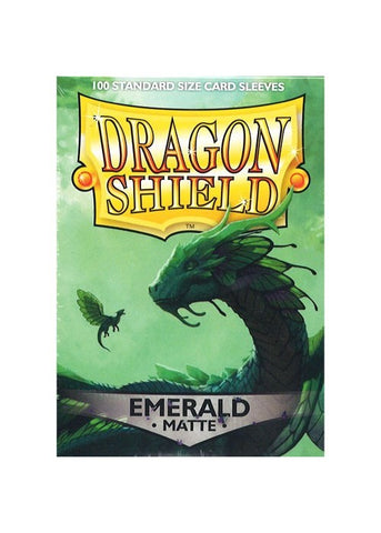Dragon Shield | 100ct Box Deck Protector Matte Emerald | The Nerd Merchant