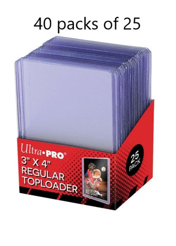 Ultra Pro | Ultra Pro 3X4" Top Loader (1,000 ct) | The Nerd Merchant
