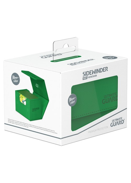 Ultimate Guard | Sidewinder Deck Case 100+ Monocolor Green | The Nerd Merchant