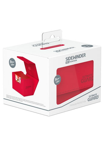 Ultimate Guard | Sidewinder Deck Case 100+ Monocolor Red | The Nerd Merchant