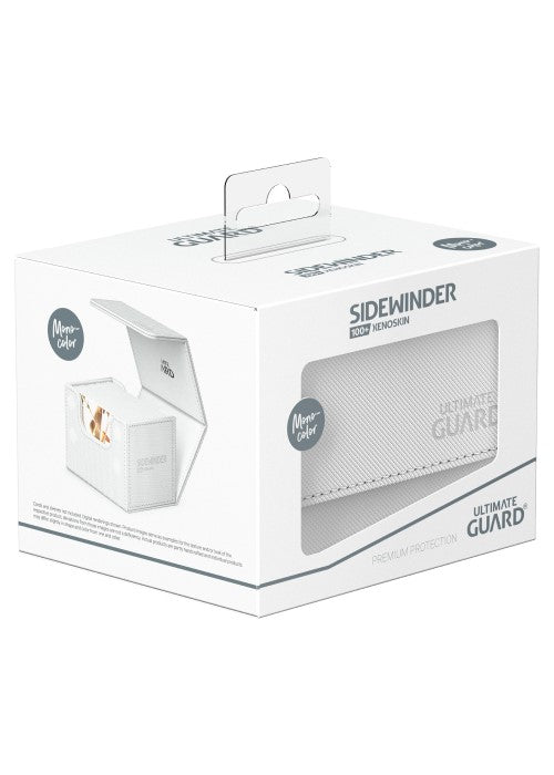 Ultimate Guard | Sidewinder Deck Case 100+ Monocolor White | The Nerd Merchant