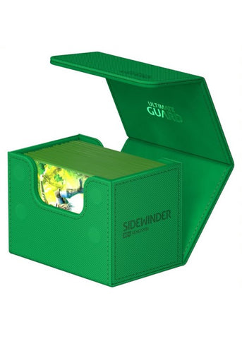 Ultimate Guard | Sidewinder Deck Case 80+ Monocolor Green | The Nerd Merchant