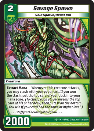 Kaijudo | Savage Spawn - Level 2 (15VTX) | The Nerd Merchant