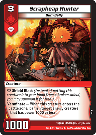 Kaijudo | Scrapheap Hunter - Level 3 (13GAU) | The Nerd Merchant