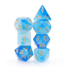 Foam Brain Games | Blue Milky RPG Dice Set | The Nerd Merchant