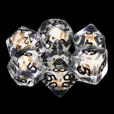 Foam Brain Games | Stone Skull RPG Dice Set | The Nerd Merchant