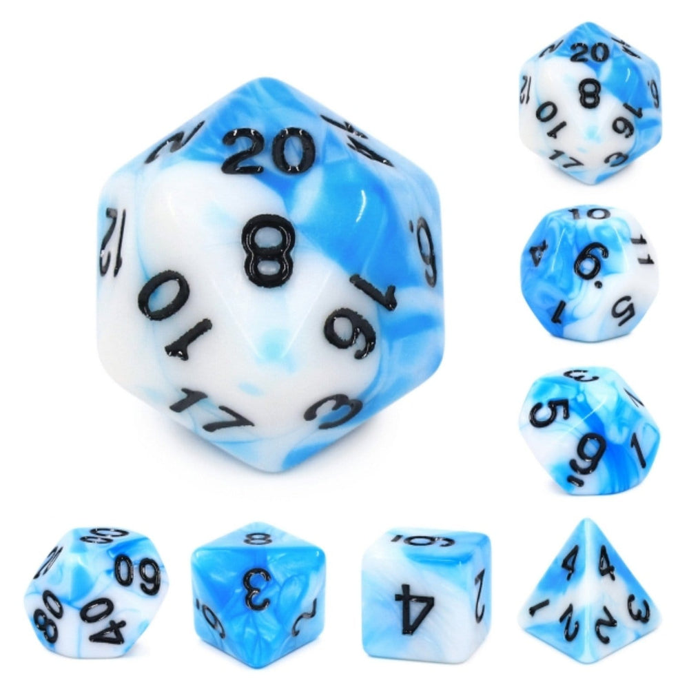 Foam Brain Games | Cumulus Cloud RPG Dice Set | The Nerd Merchant