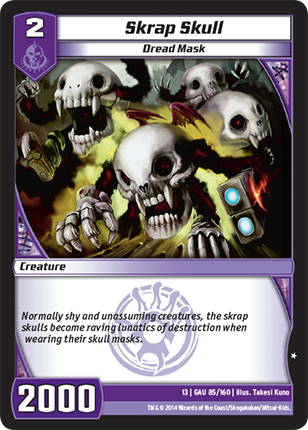 Kaijudo | Skrap Skull - Level 2 (13GAU) | The Nerd Merchant