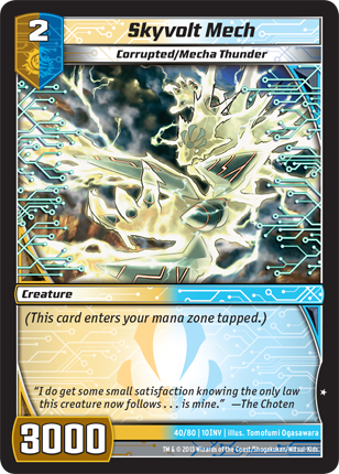 Kaijudo | Skyvolt Mech - Level 2 (10INV) | The Nerd Merchant