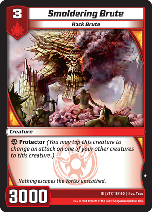 Kaijudo | Smoldering Brute - Level 3 (15VTX) | The Nerd Merchant