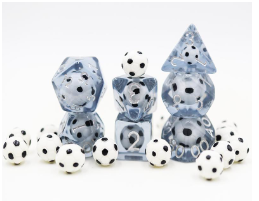 Foam Brain Games | Soccer Ball RPG Dice Set | The Nerd Merchant