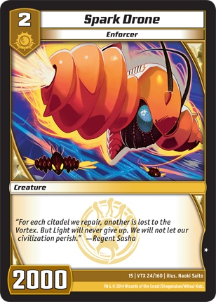 Kaijudo | Spark Drone - Level 2 (15VTX) | The Nerd Merchant