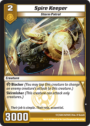 Kaijudo | Spire Keeper - Level 2 (13GAU) | The Nerd Merchant