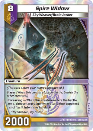 Kaijudo | Spire Widow - Level 8 (11BBR) | The Nerd Merchant