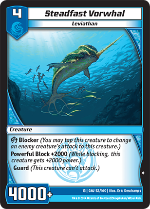 Kaijudo | Steadfast Vorwhal - Level 4 (13GAU) | The Nerd Merchant