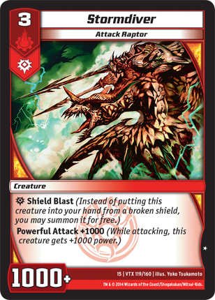 Kaijudo | Stormdiver - Level 3 (15VTX) | The Nerd Merchant