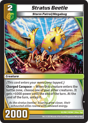 Kaijudo | Stratus Beetle - Level 2 (10INV) | The Nerd Merchant