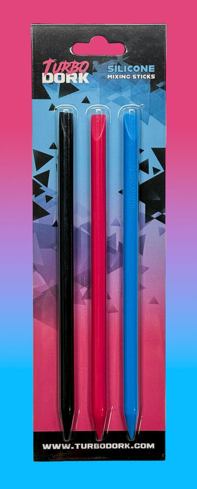 Turbo Dork Silicone Mixing Sticks (3 Pack)