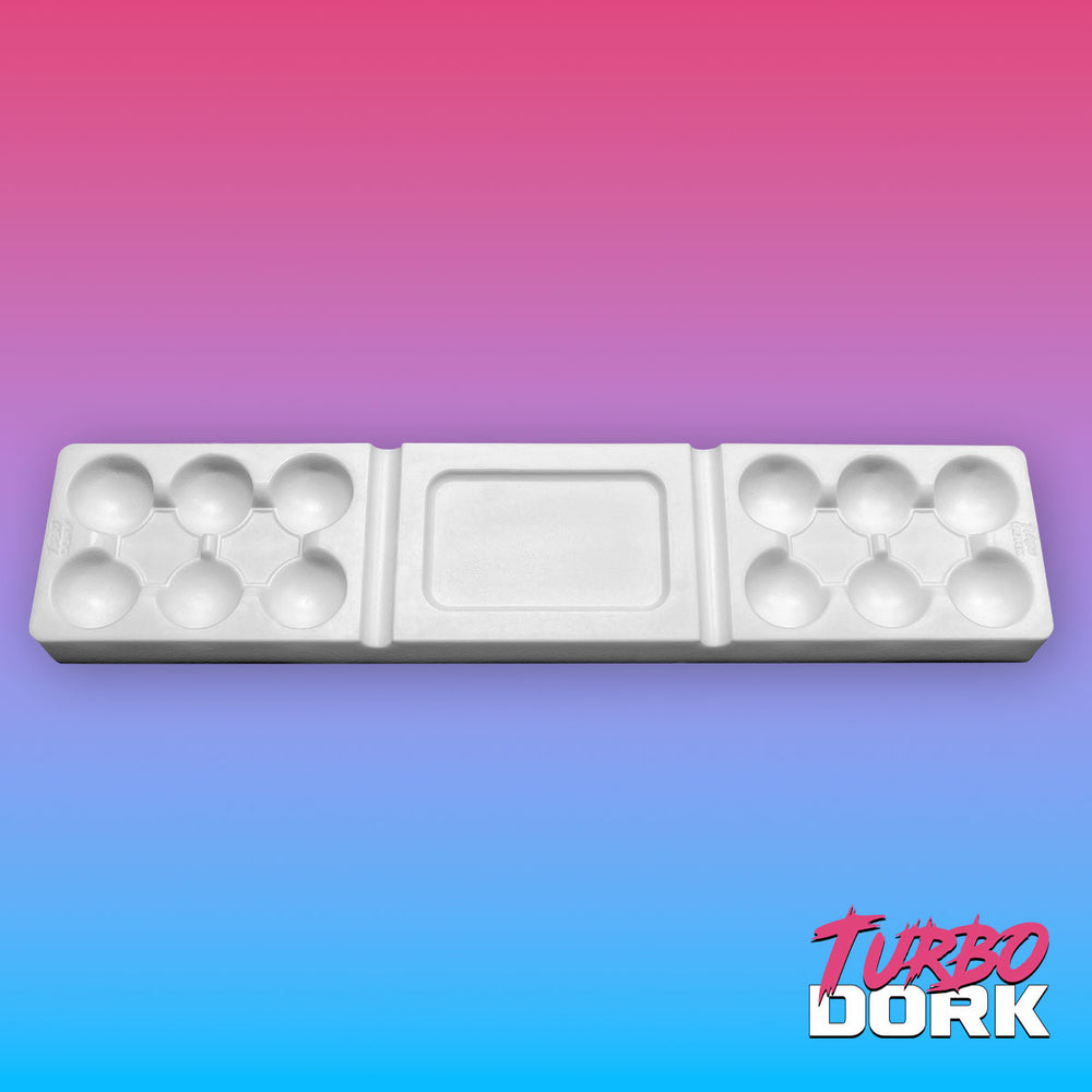 Turbo Dork Large White Non-Stick Silicone Dry Palette