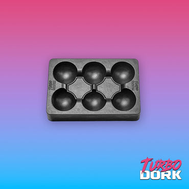 Turbo Dork Small Black Non-Stick Silicone Dry Palette
