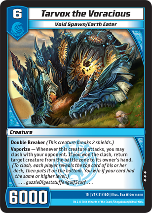 Kaijudo | Tarvox the Voracious - Level 6 (15VTX) | The Nerd Merchant
