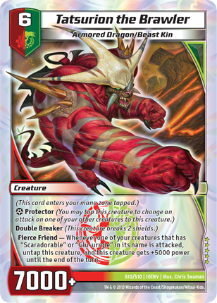 Kaijudo | Tatsurion the Brawler - Level 6 (10INV) | The Nerd Merchant