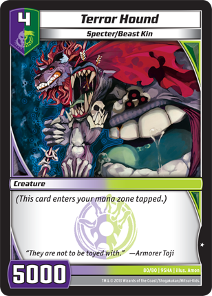 Kaijudo | Terror Hound - Level 4 (09SHA) | The Nerd Merchant