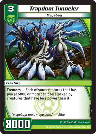 Kaijudo | Trapdoor Tunneler - Level 3 (15VTX) | The Nerd Merchant