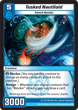 Kaijudo | Tusked Nautiloid - Level 5 (15VTX) | The Nerd Merchant