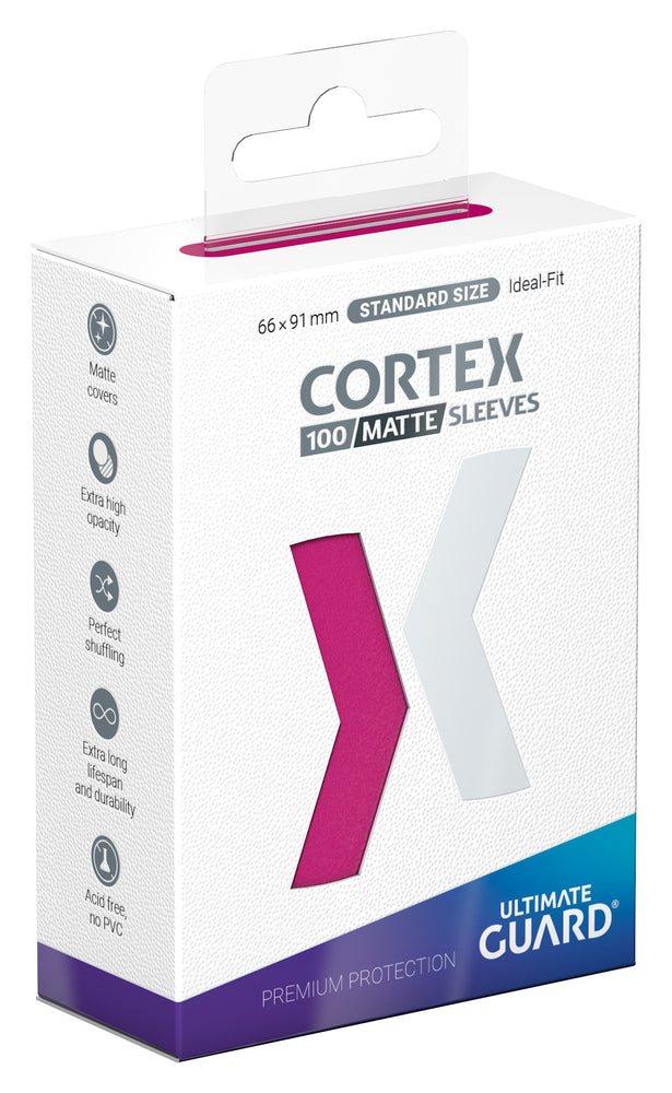 Cortex Matte Card Sleeves 100-Count Pink