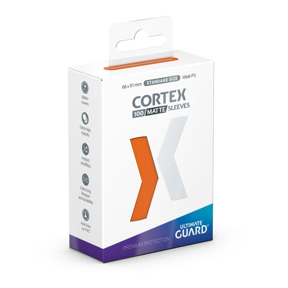 Cortex Matte Card Sleeves 100-Count Orange