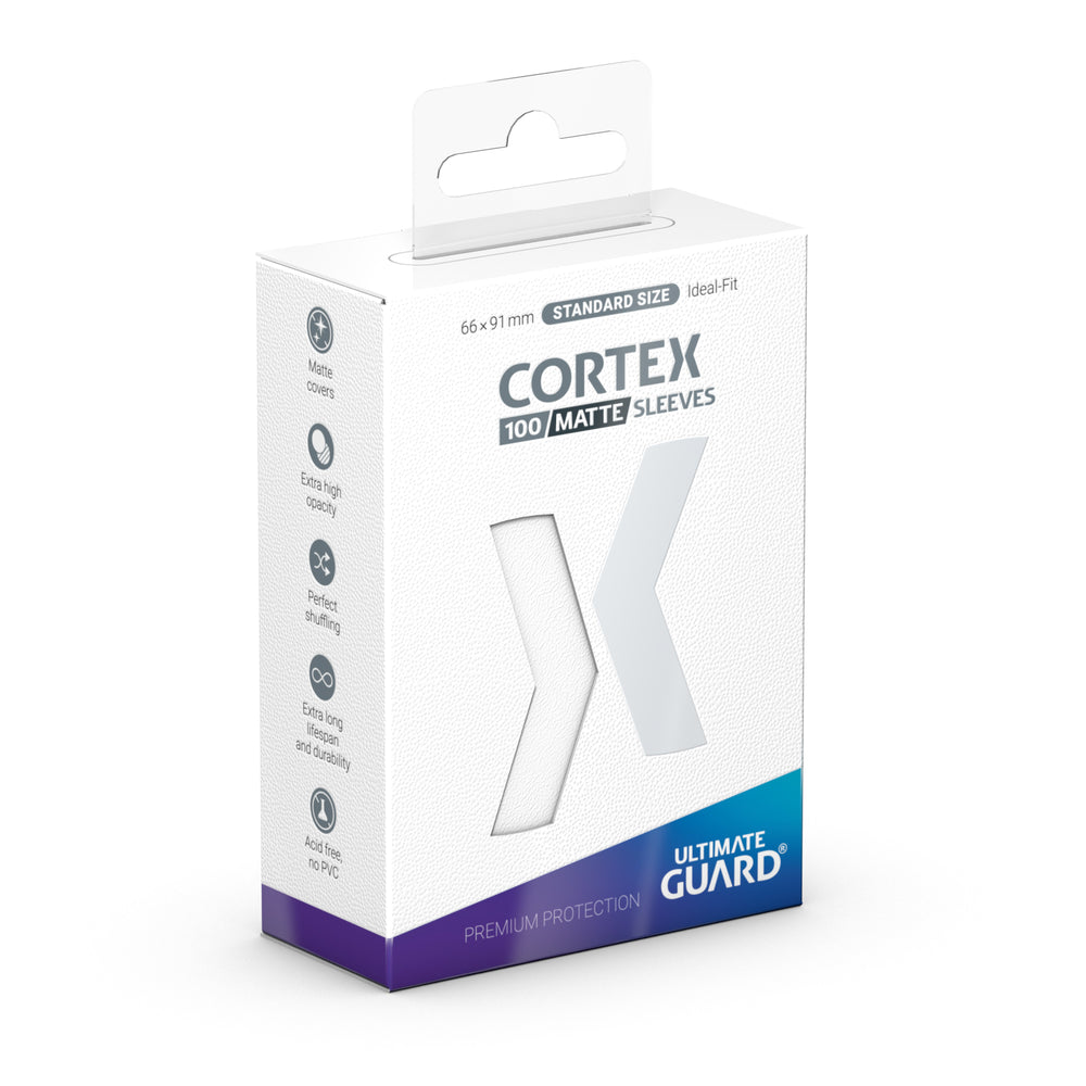 Cortex Matte Card Sleeves 100-Count White