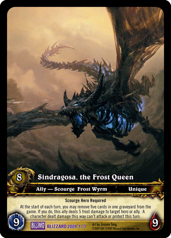 Sindragosa, The Frost Queen (Extended Art)- Blizzard 2009 1/1