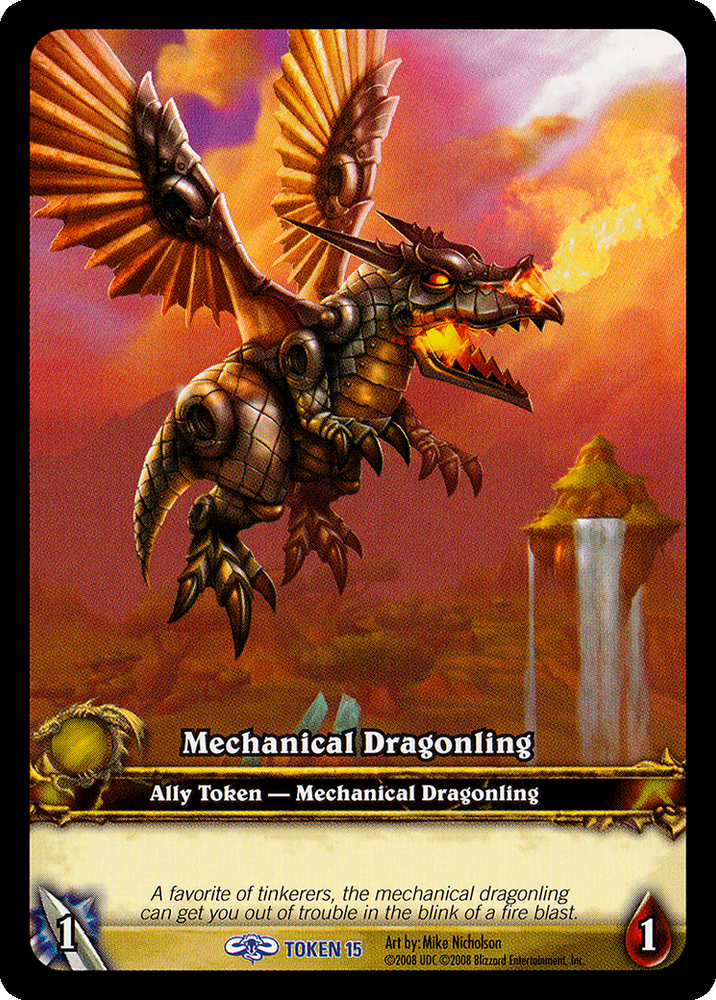 Mechanical Dragonling - Token 15