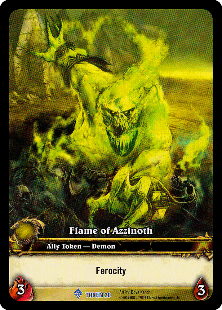 Flame of Azinoth (2) - Token 20