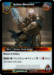 World of Warcraft TCG | Arthas Menethil - Timewalker Heroes 2/30 | The Nerd Merchant
